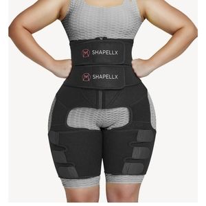 Shapellx NeoSweat 3-In-1 Waist and Thigh Trimmer Butt Lifter. Size 6x.